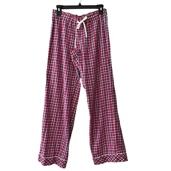 Victoria’s Secret Cotton Metallic Plaid Pajamas 2 Piece Set - Picture 5 of 8